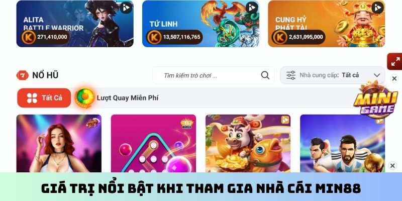 sảnh game đa dạng